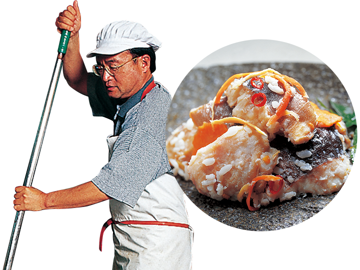 ホッケの飯寿しと仕込み作業