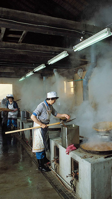 佃煮加工工場